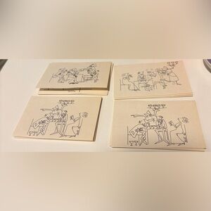 16 Vintage bridge Scorekeeping Cards